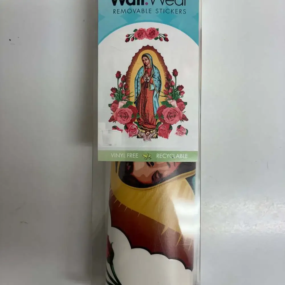 WallWear Our Lady of Guadalupe Removable Wall Stickers 14.5